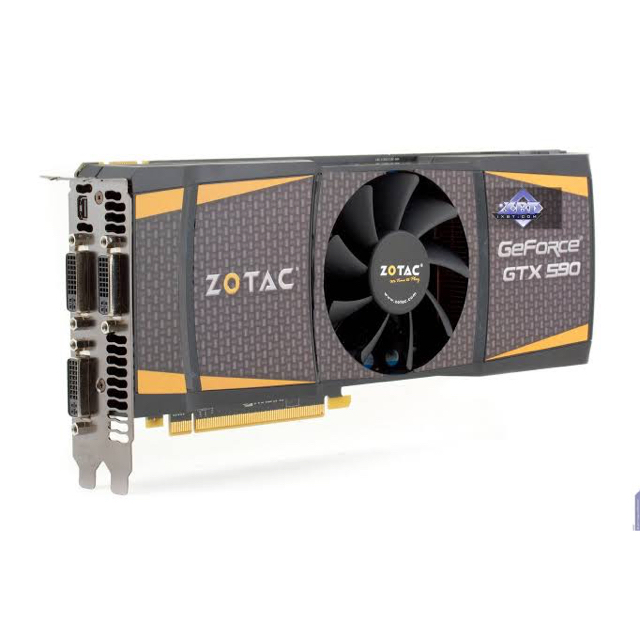 ZOTAC GeForce GTX590 スマホ/家電/カメラのPC/タブレット(PCパーツ)の商品写真