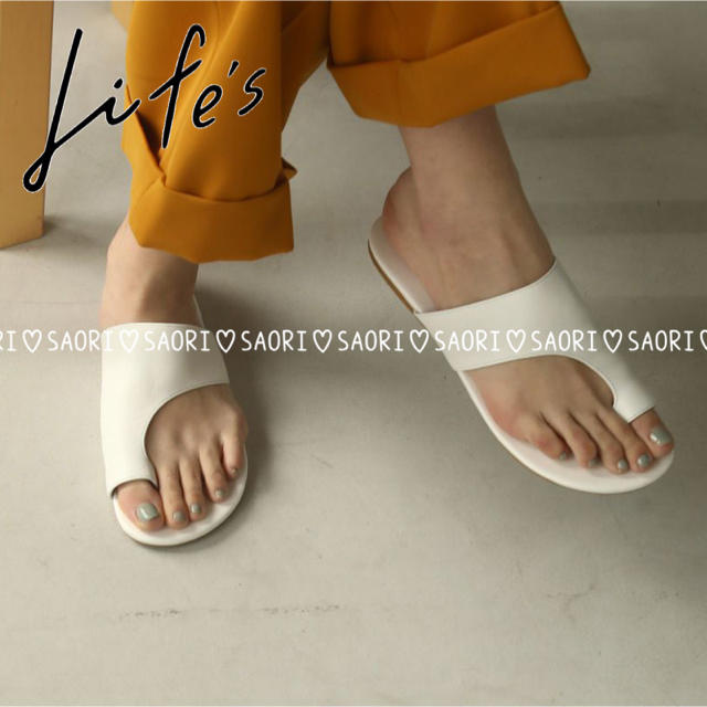 TODAYFUL【新品未使用】Tong Leather Sandals