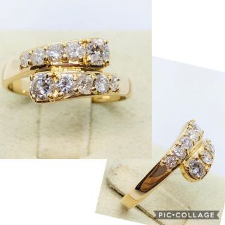 美品 K18 スイートテン ダイヤモンド リング D:1.00ct(リング(指輪))