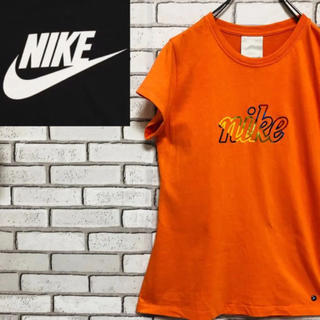 ナイキ(NIKE)の【レア】ナイキ☆オレンジ センターロゴ入りTシャツ(Tシャツ(半袖/袖なし))