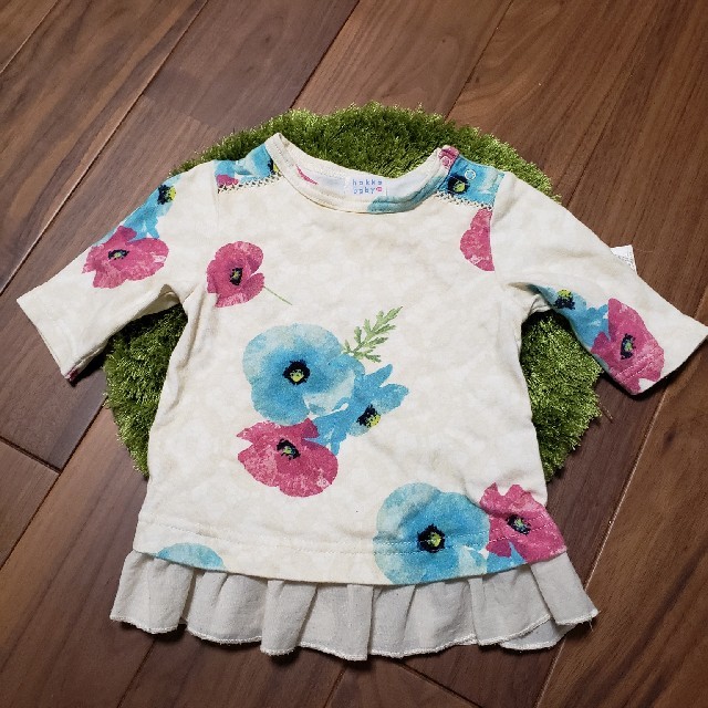 hakka baby(ハッカベビー)のハッカベビー  ロンT  80 キッズ/ベビー/マタニティのベビー服(~85cm)(Ｔシャツ)の商品写真