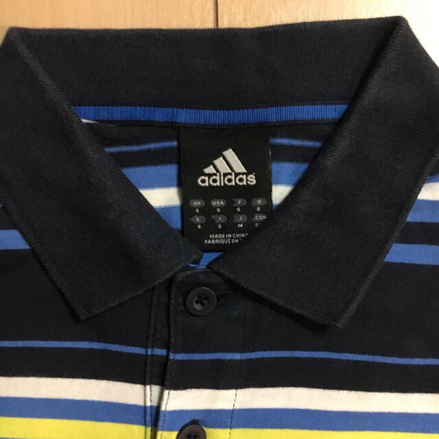 adidas(アディダス)のadidas アディダス ポロシャツ　サイズS 150センチ相当 キッズ/ベビー/マタニティのキッズ服男の子用(90cm~)(Tシャツ/カットソー)の商品写真