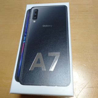 ギャラクシー(Galaxy)のgalaxy a7 新品未使用 未開封  ブラック(スマートフォン本体)