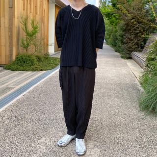 プリーツプリーズイッセイミヤケ(PLEATS PLEASE ISSEY MIYAKE)のイッセイミヤケhomme pleats  セット　ベルトtee(Tシャツ/カットソー(半袖/袖なし))