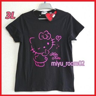 サンリオ(サンリオ)の【新品☆】ハローキティ Tシャツ(半袖)綿100％☆3L(Tシャツ(半袖/袖なし))