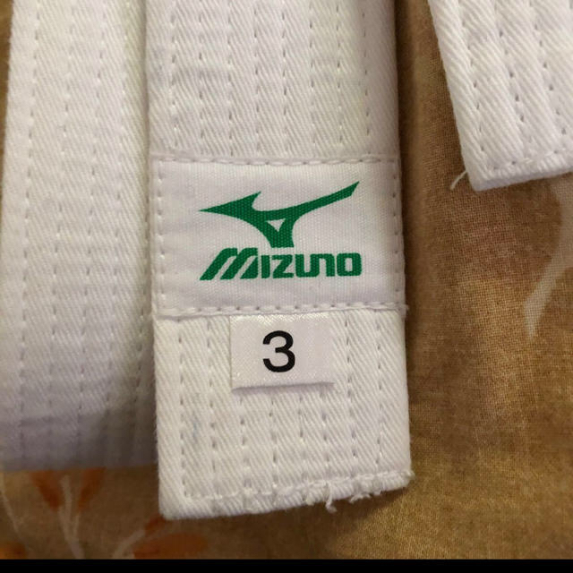 MIZUNO(ミズノ)のミズノ　新品、未使用『柔道　帯』  スポーツ/アウトドアのスポーツ/アウトドア その他(相撲/武道)の商品写真