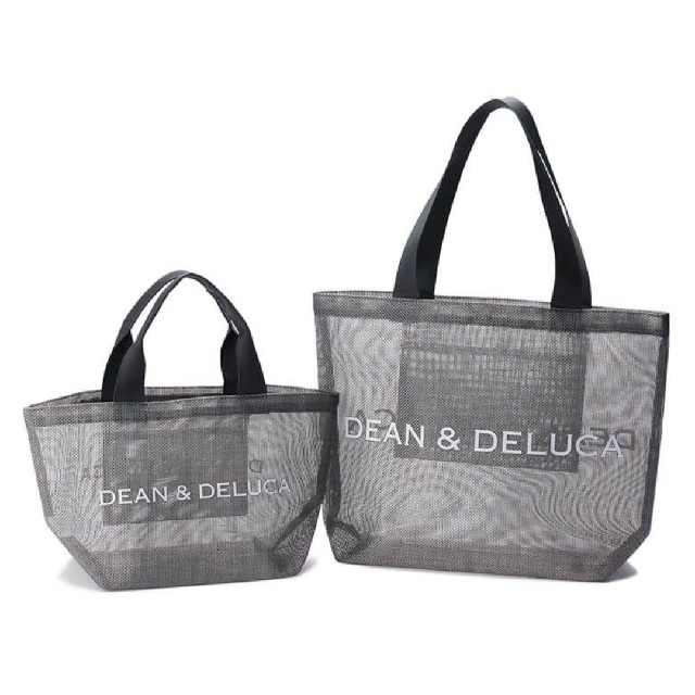 DEAN & DELUCA(ディーンアンドデルーカ)の新品・未使用　DEAN&DELUCA メッシュトートバッグ　S・L 2個セット レディースのバッグ(トートバッグ)の商品写真