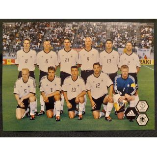 ☆サッカーW杯2002ドイツ代表チーム☆ポストカード(記念品/関連グッズ)