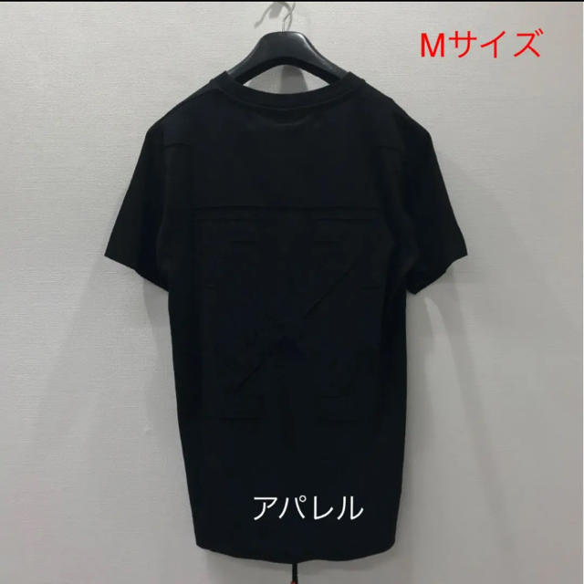 メンズ新品20SS OFF-WHITE アロー ロゴ スリムTシャツ M ブラック