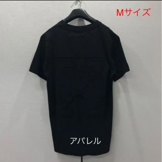 オフホワイト(OFF-WHITE)の新品20SS OFF-WHITE アロー ロゴ スリムTシャツ M ブラック(Tシャツ/カットソー(半袖/袖なし))