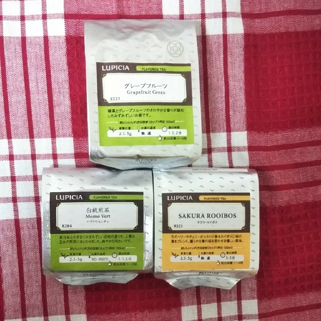 LUPICIA(ルピシア)の☆みっちゃん様専用☆白桃煎茶、ロゼ・ロワイヤル、サクラ・ルイボス 食品/飲料/酒の飲料(茶)の商品写真