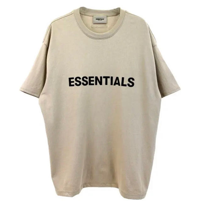 Tシャツ/カットソー(半袖/袖なし)20ss Essentials 新品 ボックス Tシャツ Tan M