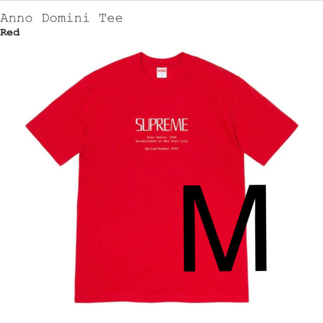 supreme Anno Domini Tee red