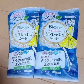 ビオレ(Biore)の新品⭐ビオレ　メイクの上からリフレッシュシート2コセット(制汗/デオドラント剤)