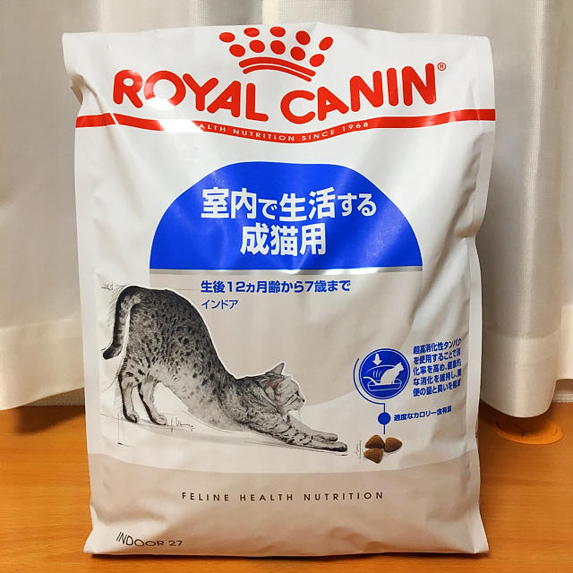 【新品未開封】 ロイヤルカナン 室内で生活する成猫用 インドア 4kg