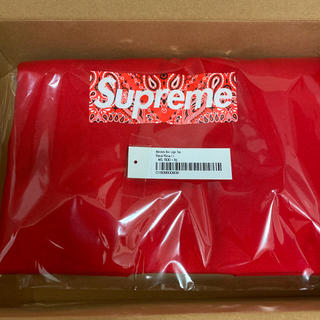 シュプリーム(Supreme)のsupreme bandana box logo tee Sサイズ(Tシャツ/カットソー(半袖/袖なし))
