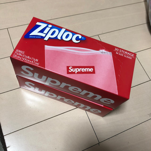 supreme ジップロック　2箱セット