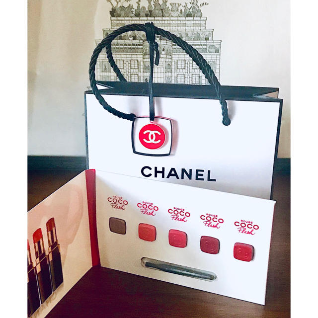 CHANEL(シャネル)の非売品CHANEL★ルージュココシャネル★ノベルティ3点セット コスメ/美容のベースメイク/化粧品(口紅)の商品写真