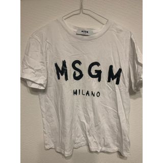 エムエスジイエム(MSGM)のMSGM Tシャツ　ホワイト(Tシャツ(半袖/袖なし))