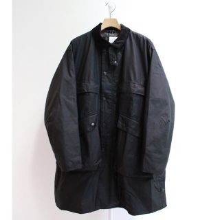 バーブァー(Barbour)のKAPTAIN SUNSHINE 別注　Barbour ブラック(ステンカラーコート)