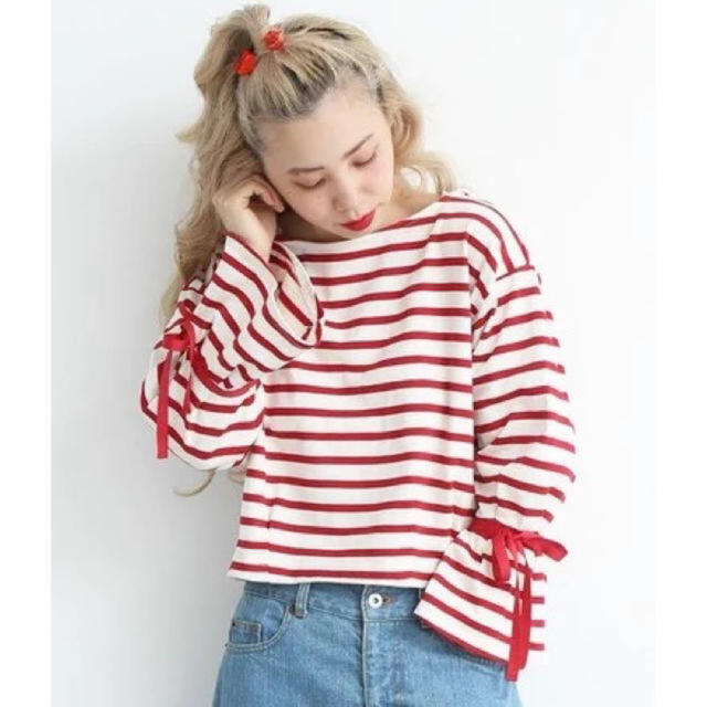 Dot&Stripes CHILDWOMAN(ドットアンドストライプスチャイルドウーマン)のDot&Stripes CHILD WOMAN のボーダー柄カットソー レディースのトップス(カットソー(長袖/七分))の商品写真