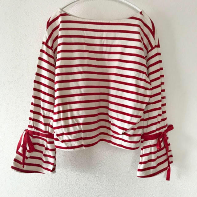 Dot&Stripes CHILDWOMAN(ドットアンドストライプスチャイルドウーマン)のDot&Stripes CHILD WOMAN のボーダー柄カットソー レディースのトップス(カットソー(長袖/七分))の商品写真