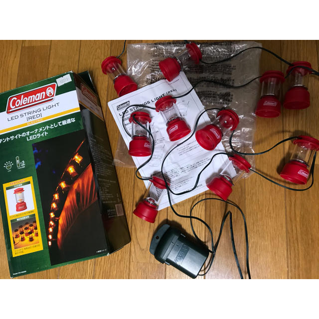 Coleman - コールマン ライト LEDストリングライト レッドの通販 Coleman - コールマン ライト LEDストリングライト レッドの通販