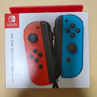 ニンテンドースイッチ(Nintendo Switch)のNintendo JOY-CON (L)/(R) ネオンレッド/ネオンブルー(その他)