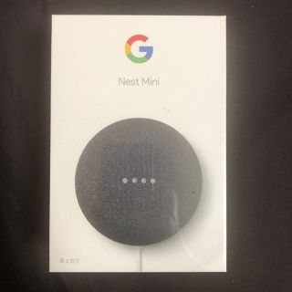 Google NEST mini チャコール(スピーカー)