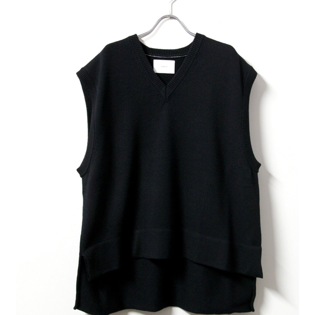 SUNSEA(サンシー)のstein Back double knit vest Sサイズ メンズのトップス(ニット/セーター)の商品写真