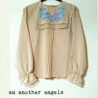 アンアナザーアンジェラス(an another angelus)のお花セーラーレースブラウス(シャツ/ブラウス(長袖/七分))