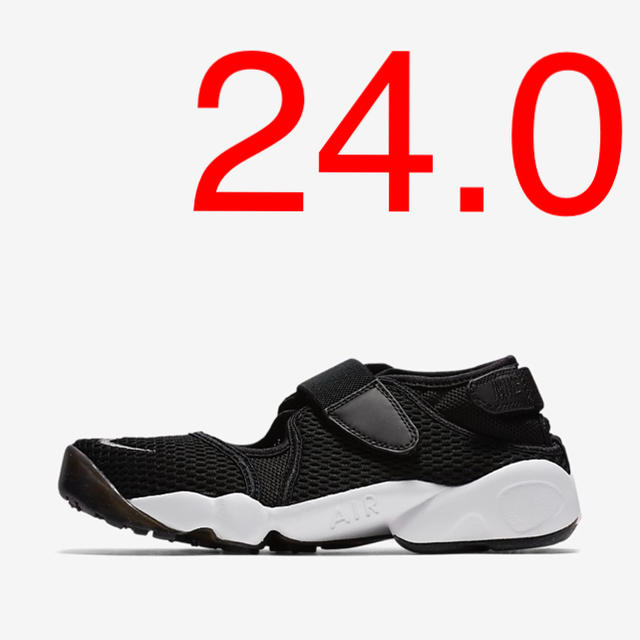 NIKE(ナイキ)のNIKE ナイキ AIR RIFT エアリフトブリーズ 24 黒 新品 ブラック レディースの靴/シューズ(サンダル)の商品写真