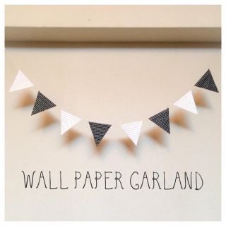 WALL PAPER GARLAND(インテリア雑貨)