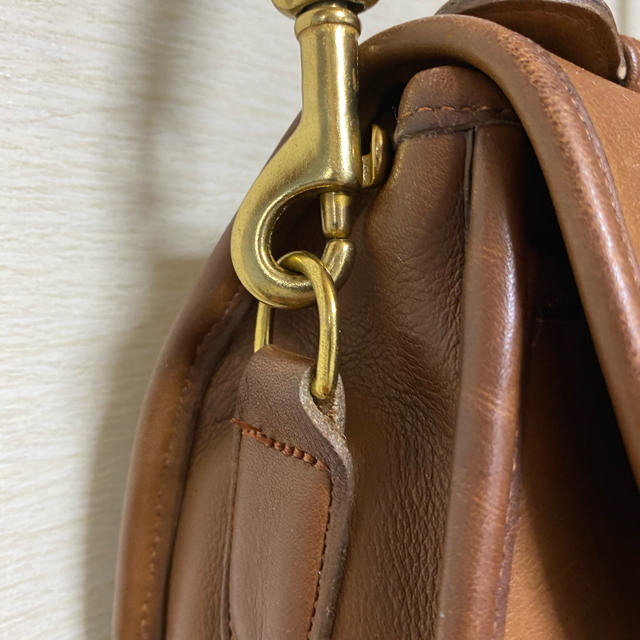 COACH(コーチ)の美品！オールドコーチ ショルダーバッグ 2way coach ブラウン　ブラック レディースのバッグ(ショルダーバッグ)の商品写真