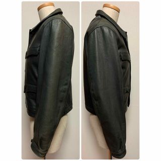 Yohji Yamamoto - 羊革 ライダースジャケット ブルゾン Y's formenの