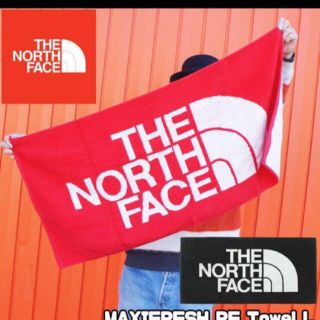 ザノースフェイス(THE NORTH FACE)の【箱なし新品】ノースフェイス　タオル　赤色　高機能　肉厚　抗菌消臭　綿100%(その他)