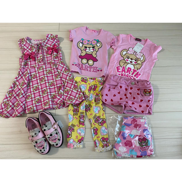 EARTHMAGIC(アースマジック)のEARTH MAGIC110 120まとめ売り キッズ/ベビー/マタニティのキッズ服女の子用(90cm~)(その他)の商品写真