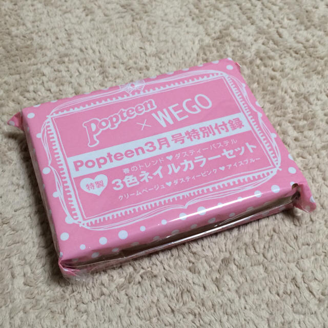 Popteen×WEGO ネイルカラー コスメ/美容のネイル(マニキュア)の商品写真