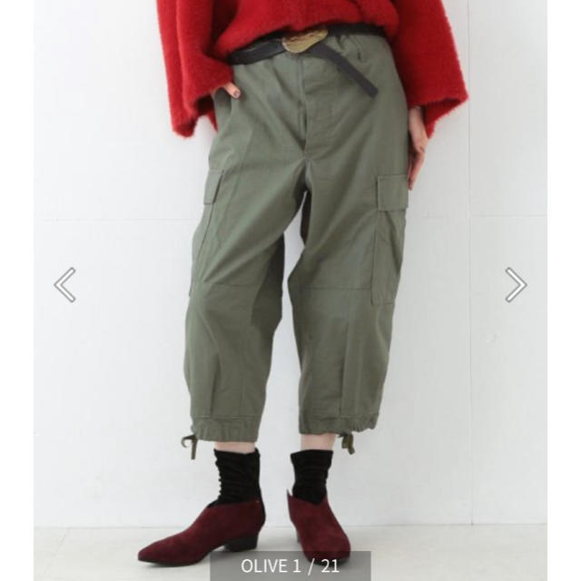 BEAMS BOY(ビームスボーイ)のビームスボーイ　クロップドカーゴパンツ レディースのパンツ(クロップドパンツ)の商品写真