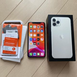 アイフォーン(iPhone)のiPhone 11 Pro 64GB ホワイト simフリー 状態良好(スマートフォン本体)