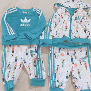 アディダス(adidas)のadidas子供服70(ロンパース)