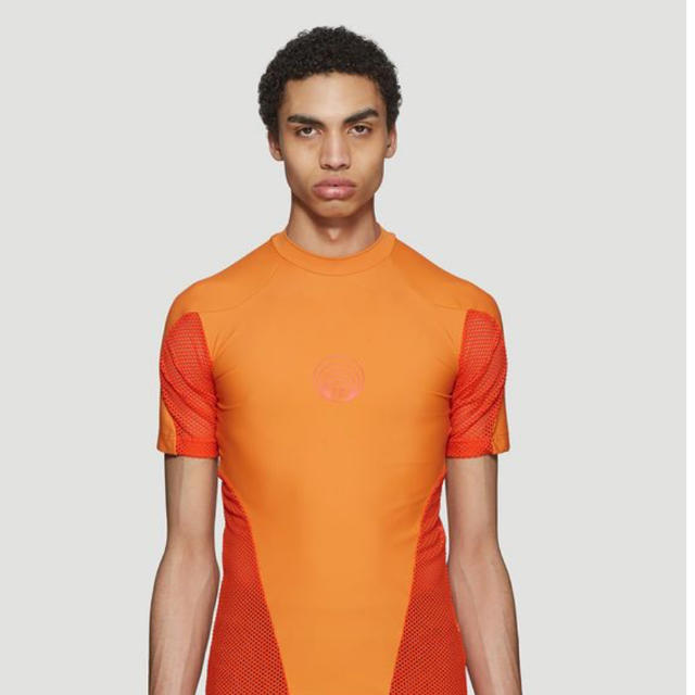Maison Martin Margiela(マルタンマルジェラ)のGmbH トップス　オレンジ メンズのトップス(Tシャツ/カットソー(半袖/袖なし))の商品写真