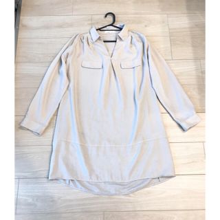 グローブ(grove)の【さかな様専用】ロングシャツ アイボリー(シャツ/ブラウス(長袖/七分))