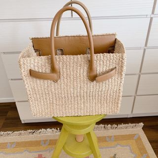 シー(SEA)の★☆ 美品！SEA BASKET BAG(MEDIUM)SEAカゴバック★☆★(かごバッグ/ストローバッグ)