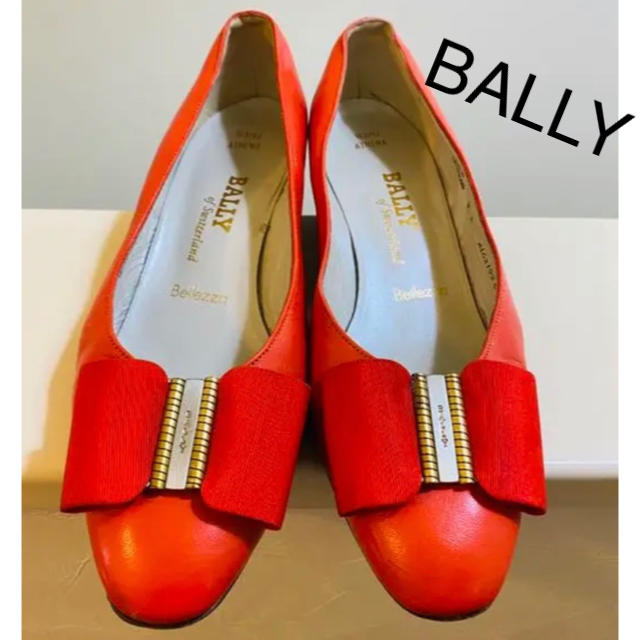 Bally(バリー)のリボンが可愛い！！ BALLY バリーパンプス！ローヒールパンプス！ レディースの靴/シューズ(ローファー/革靴)の商品写真