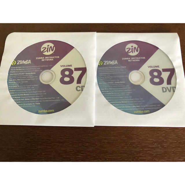 ZUMBA ZIN 87 DVD＆CD 新作