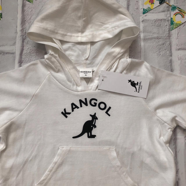 KANGOL(カンゴール)の✩︎⡱新品　KANGOL BABY  パーカー　90㎝ ✩︎⡱ キッズ/ベビー/マタニティのキッズ服女の子用(90cm~)(Tシャツ/カットソー)の商品写真