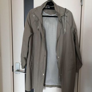 ザラ(ZARA)のアースカラー　フードコート(スプリングコート)