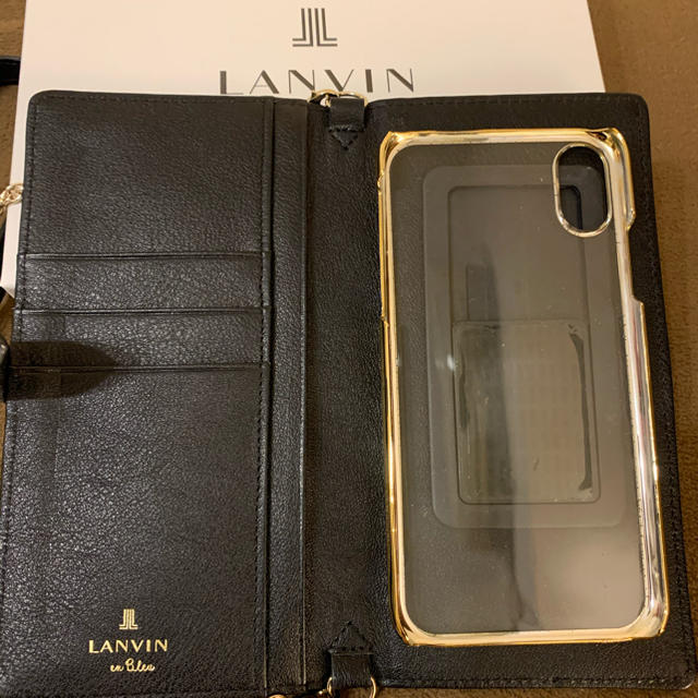 LANVIN en Bleu(ランバンオンブルー)のLANVIN  en  Bleu  ランバンオンブルー  スマホケース スマホ/家電/カメラのスマホアクセサリー(モバイルケース/カバー)の商品写真