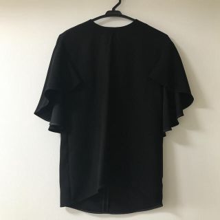 バーニーズニューヨーク(BARNEYS NEW YORK)の【Halux様専用】BORDERS at BALCONY ケープブラウス 36(シャツ/ブラウス(半袖/袖なし))